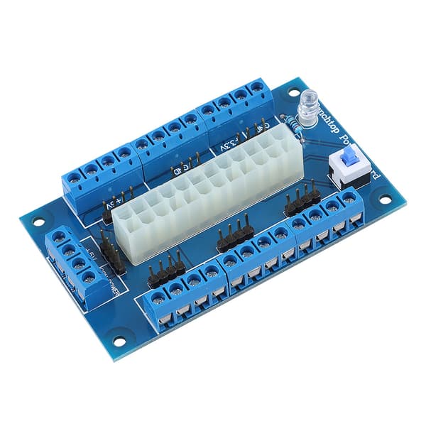 24/20-polet ATX Strømforsyningsbord Breakout Board Modul Adapter til computer PC