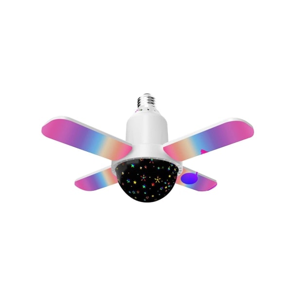 Älykäs Vedenkestävä Kattolamppu LED Musiikki Kattolamppu, Bluetooth-kaiuttimella Himmennettävä RGB Värimuutosvalo Kaukosäätimellä, Sopii Kylpyhuoneeseen, Suihkuun