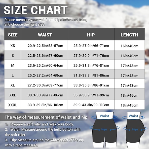 3D Höftskydd. EVA Skyddande Byxor. Vadderade Shorts. Crashpad. Crashbyxor för Skidåkning. Skridskoåkning. Snowboard och Skateboard-FQ2- m