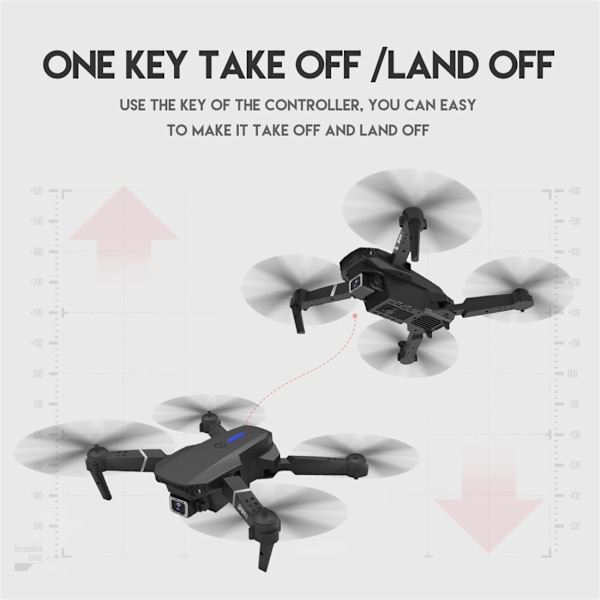 LS-E525 Drone med 4K Dobbelt HD-kamera-X72-