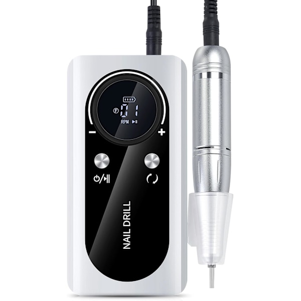 Snabb och effektiv 45000 RPM uppladdningsbar bärbar elektrisk nagelfil-X72-