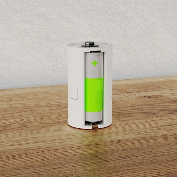 4st 3x AA till D-batteri Omvandlare Switcher Adapter