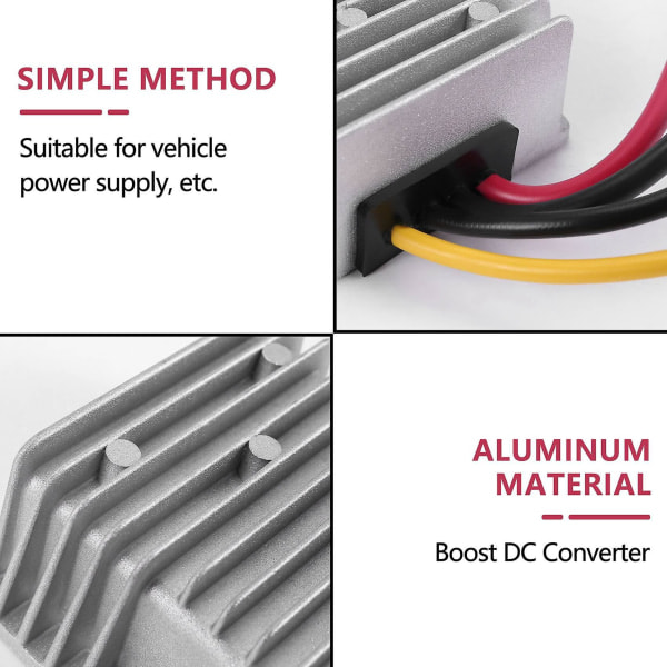 12V till 24V 15A 360W DC-DC-omvandlare 360W DC-DC-omvandlare-FQ5-