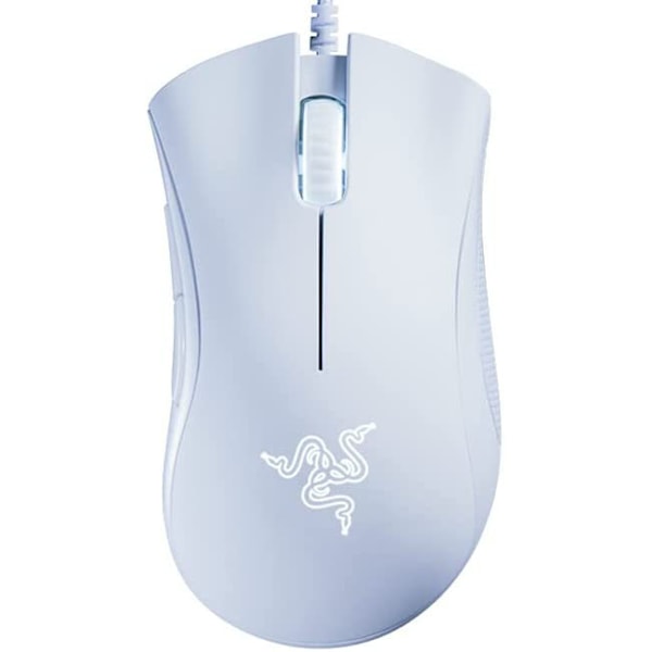 Essensiell spillmus med 6400 DPI optisk sensor white