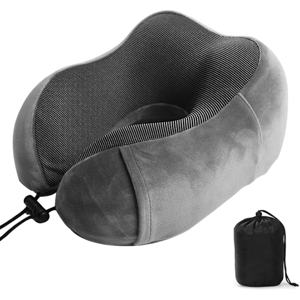Resekudde, Rese- eller Flygplans Nackkudde i Memory Foam-X71-
