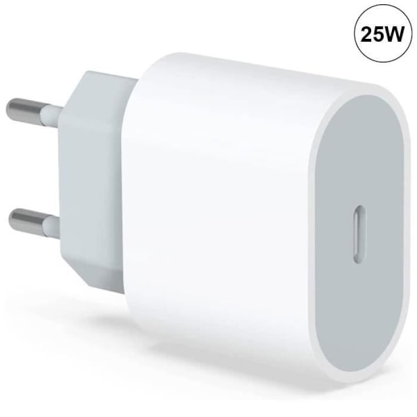 25W USB-C hurtiglader + 20W 1M USB-C til USB-C-kabel for iPhone 16 Pro Max - iPhone 16 Plus - iPhone 16 Pro - iPhone 16-X72-
