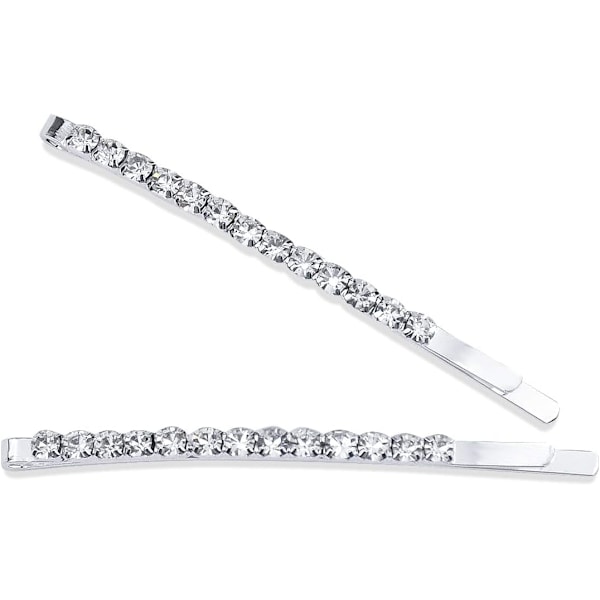 12 st hårspännen, metall hårnålar, kristall, strass Ba
