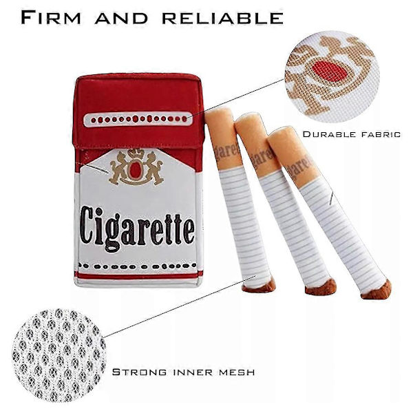 Interaktiv Giggles Stick Hundleksak, Cigarett Hundleksak, Gnisslande Cigarrleksaker