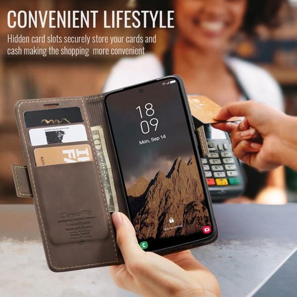 Samsung Galaxy S26 Ultra 5G Case - CaseMe 013 Multifunctional Horizontal Flip Leather Case
