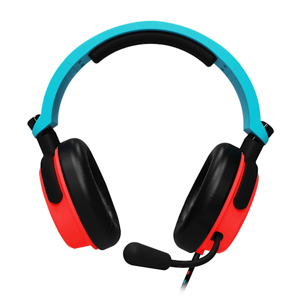Stealth C6-100 Gaming Headset för Switch, XBOX, PS4/PS5, PC - Neon Blå/Röd