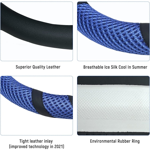 Läderrattskydd med Andningsbar Mikrofiber-X71-