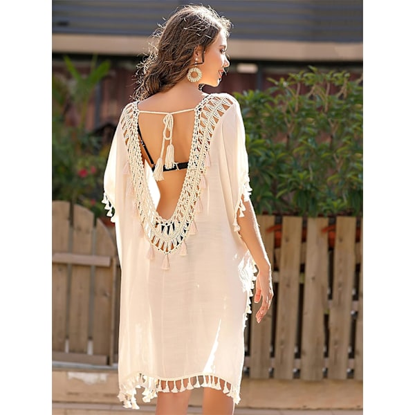 Strandkjole Damekjole Badetøj Bikini Cover Up-X71-