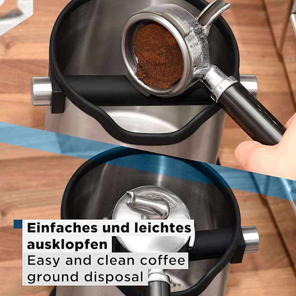 Knockbox, Rustfrit Kaffebordsbeholder, Beholder til Opsamling af Kaffegrums