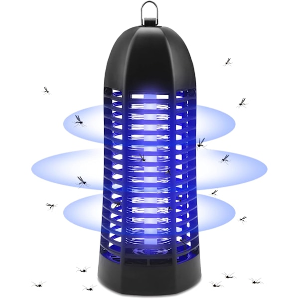 Elektrisk myggdödarlampa (EGS-01-6W, svart)-X71-
