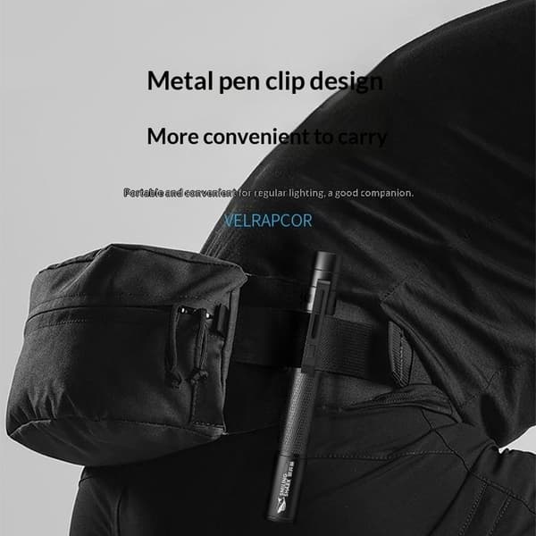 LED Pen Flashlight Pen Clip Design Work Light Flashlight Camping Fishing