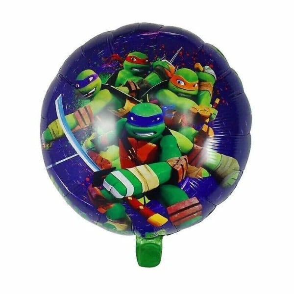 5-pack Ninja Turtles folieballongset festartiklar födelsedagsfestdekoration