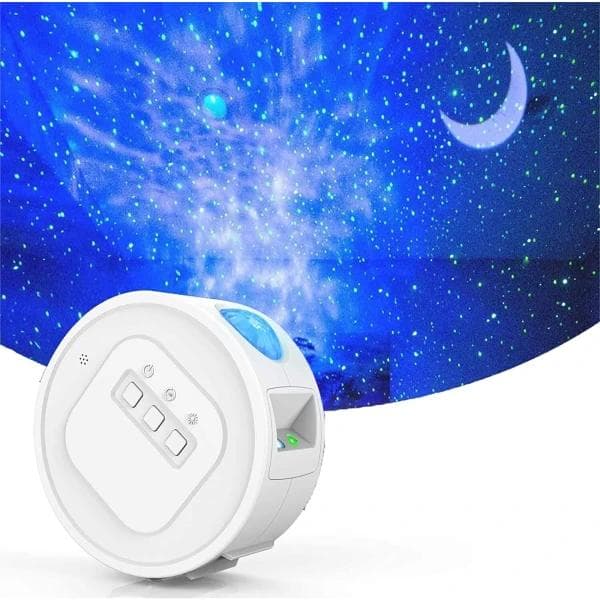 Stjerneprojektor LED Natlampe Stjernelampe Lampe multifärg multicolor