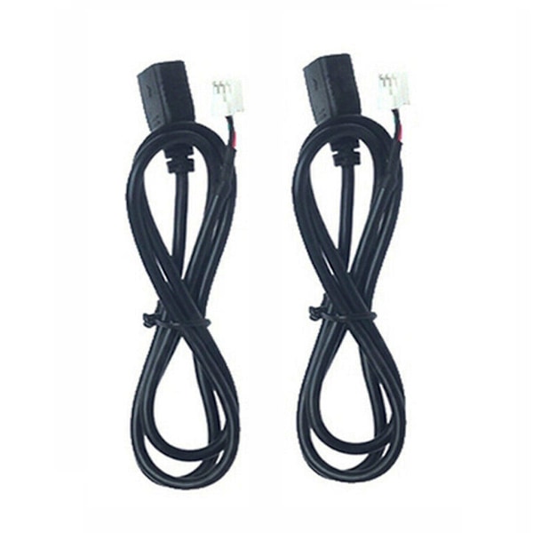 Bilelektronik 4Pin+6Pin-kontakt USB-port Panel förlängningskabel Adapteruttag