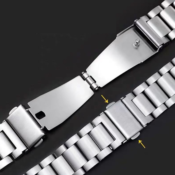 Rustfri armbånd kompatible 45mm 44mm 42mm 41mm 40mm 38mm stål med etui til Ultra Series 9 8 7 6 5 4 3 2 1 Sort sort svart 42mm/44mm/45mm