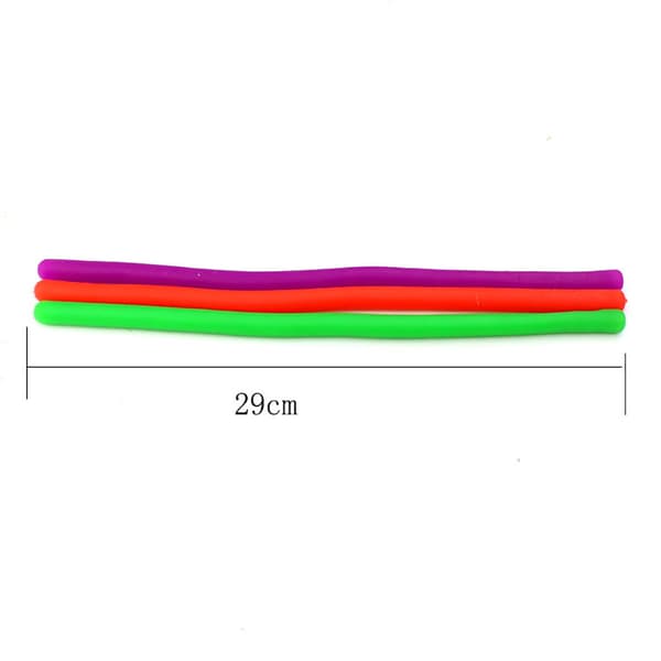 6 st Stretch String Fidget Sensoriska Leksaker Stress Relief Squeeze Resistance