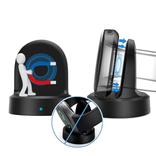 Trådlös laddare för Samsung Galaxy Watch 42mm 46mm Sm-r800 R805 R810 R815