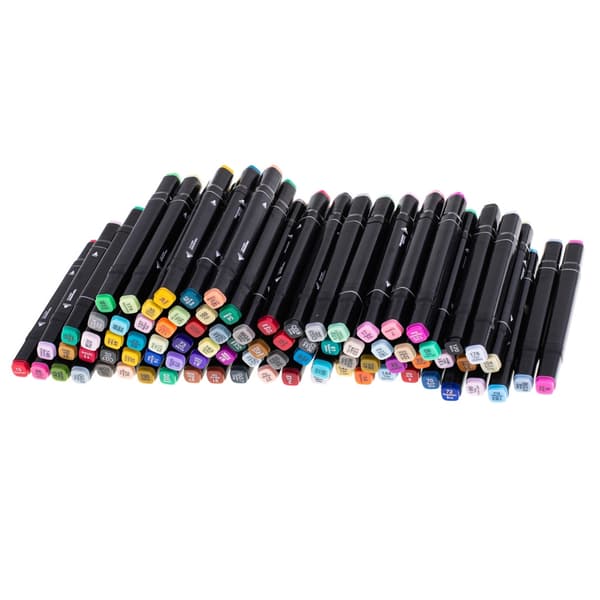 168-Pack - Dual-Tip Alcohol-Based Ink Markers