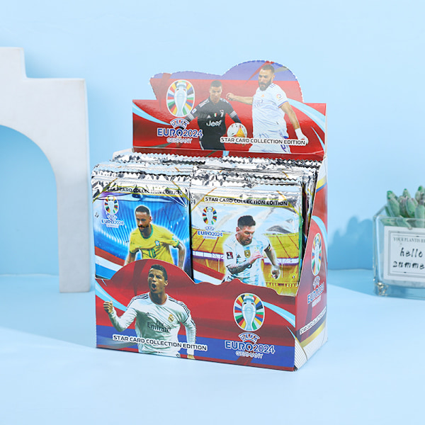 Cristiano Ronaldo fotbollskort Laser Flash Card Book VM Portugal landslag nr 7 fotbollsstjärna kort