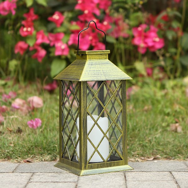 Solcellelykt, LED Solcellelampe Utendørs, med LED Lys Flamme-X71-
