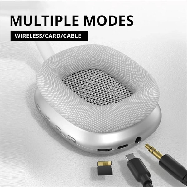 P9 Pro Max Trådlösa Bluetooth-hörlurar med mikrofon, brusreducering, stereoljud, öronsnäckor