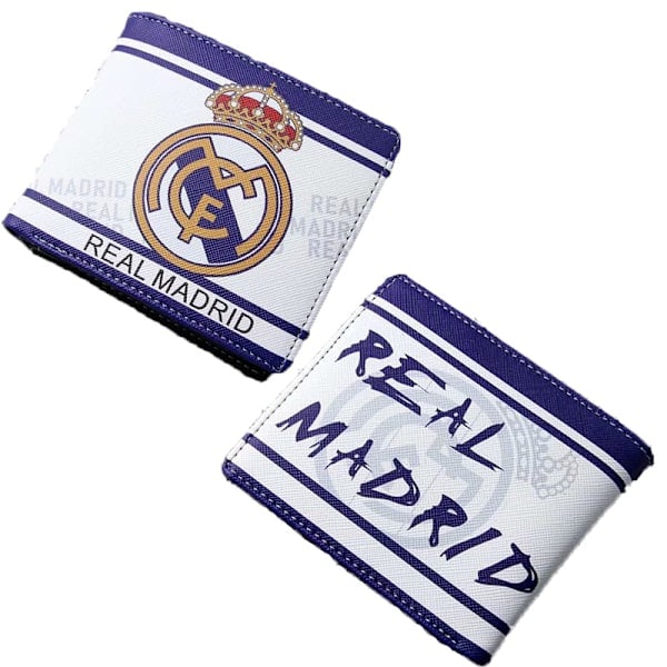 Gos- Canvas fotballfans lommebok klubbemblem gutter sportslommebok Real Madrid