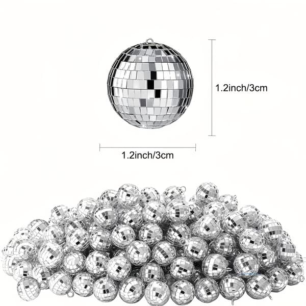 Mini Diskokule Hengende Ornamenter for Fest og Romdekor 30pcs