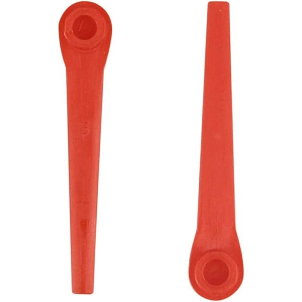 100 plastblader for Gardena gresstrimmere, erstatningsblader for Gardena gresstrimmere og trådløse gresstrimmere