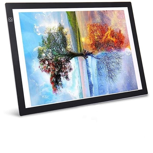 A3 LED Lysbord med 3 Lysstyrker til Diamond Painting og Stenciler