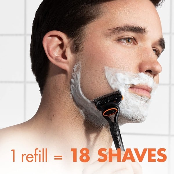 Pakke med 20 barberblader for menn, kompatible med Fusion 5-blader 20