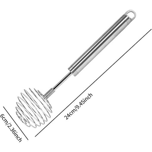 Fjäderäggvisp Rostfritt Stål Handtag Handmixer Mini-X71-