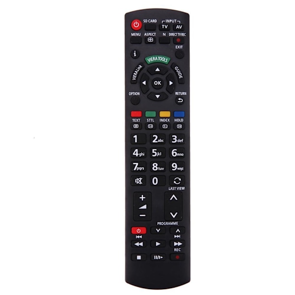 Panasonic N2QAYB EUR:n TV:n korvaava kaukosäädin, musta
