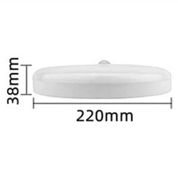 Motion Sensor LED Ceiling Light 12W 6500K, IP56 Waterproof Round-FQ-
