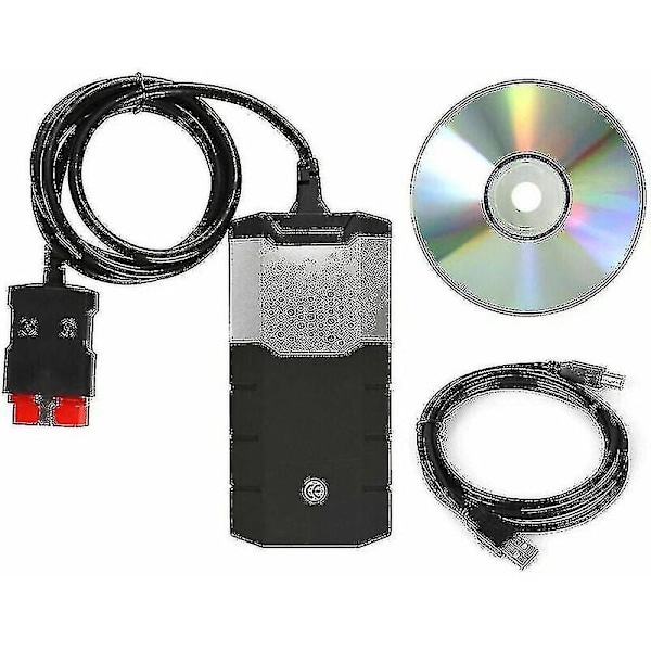 Vci Vd Ds150e Cdp Pro för Delphis .r0 med Bluetooth Ds och Keygen Obd2 Diagnostiskt Verktyg Aktivator Skanner Svart - Fz5-2 - Perfekt