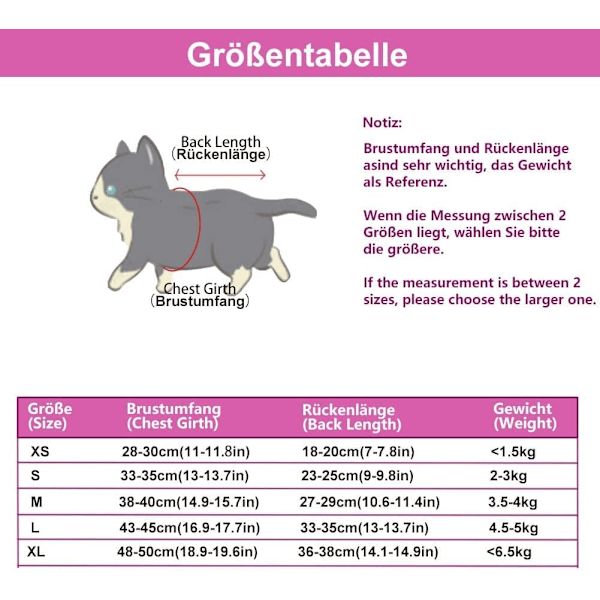 Hunde Sweater Vinter Lille Medium Bichon Blå Pink-X71-