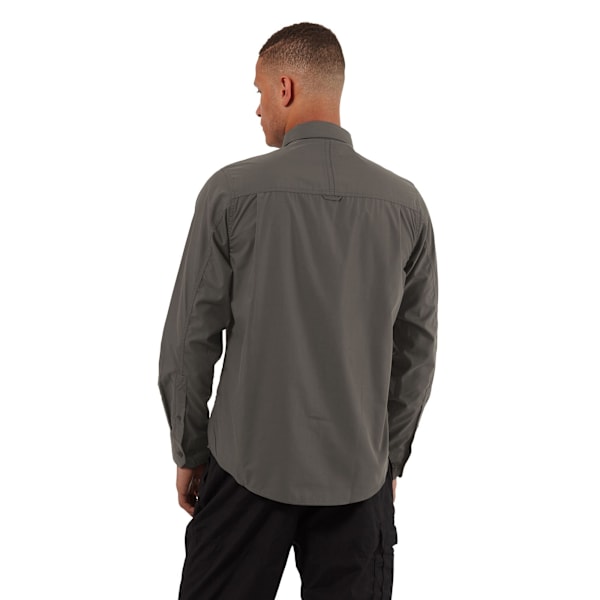 Craghoppers Expert Kiwi Langermet Skjorte for Menn M Carbon Grey Carbon Grey Carbon Grey M