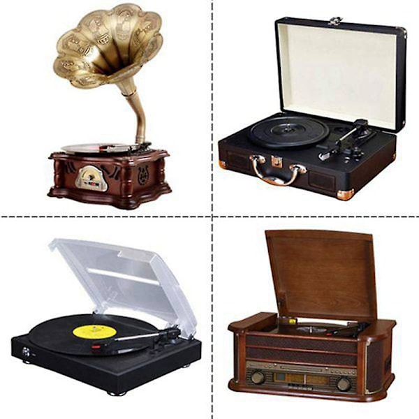4 stk Stylusnåler for Platespillere - Erstatningsnåler for LP Crosley Ion Jensen 1Byone Grammofon