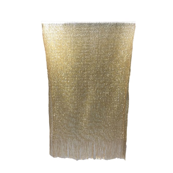 Sjal Wrap Tørklæde Kunstig Polyester Garn Let Wrap Tørklæde til Forår Efterår Guld-X72-