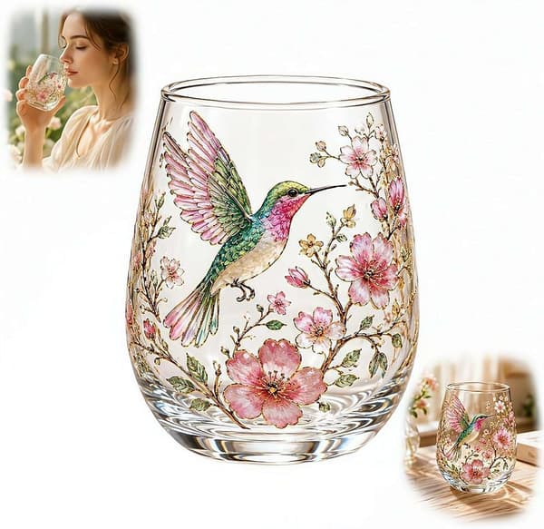 Tekoppar i glas passar för både varma och kalla drycker, medan blomsteremaljerade konstglaskoppar är perfekta för heminredning.