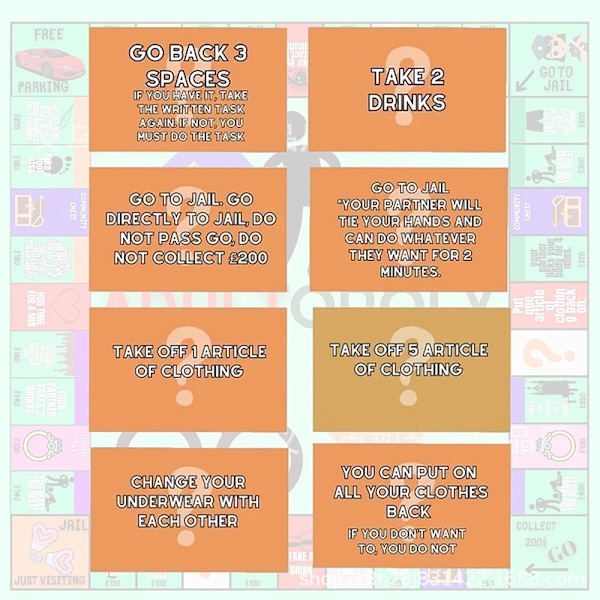 Adultopoly Lautapeli Pareille - Adultopoly Treffipelinä - Hauskaa Sisätiloissa