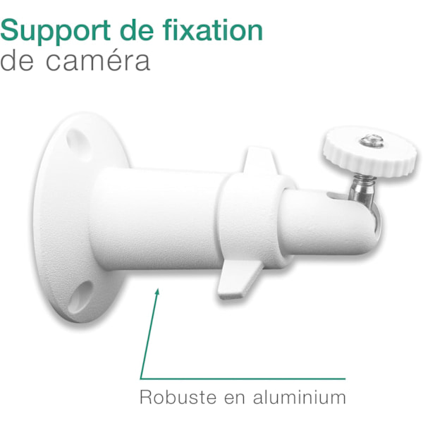 2x Veggfeste for kamera med 1/4\" gjenge for Eufy eufyCam 3, 3C, 2, 2C, 2C Pro, 1, E-FQ2-
