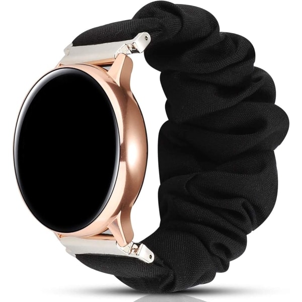 Passar Garmin Venu Sq Armband Dam, 20mm Feminint Elastiskt Scrunchie