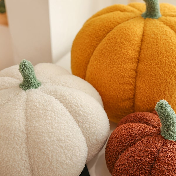 Lätt Halloween Pumpa Kudde Fylld Pumpa Plus