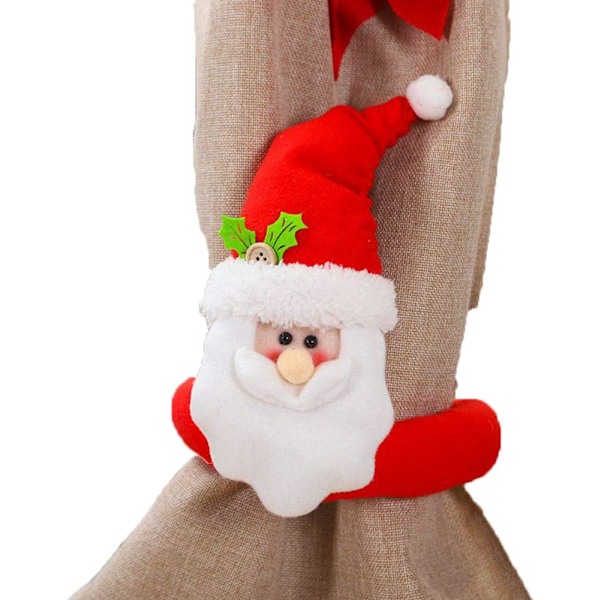 Jul gardin spänne spänne Jultomte snögubbe ornament-X71-