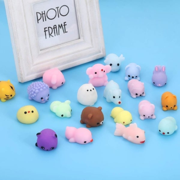 Squishies Squishy Leksak 24st Party Favors för Barn Barn Mini Kawai