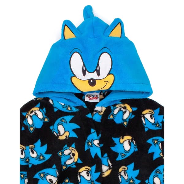 Sonic The Hedgehog Badekåbe til børn/barn 7-8 år Sort Sort/Blå